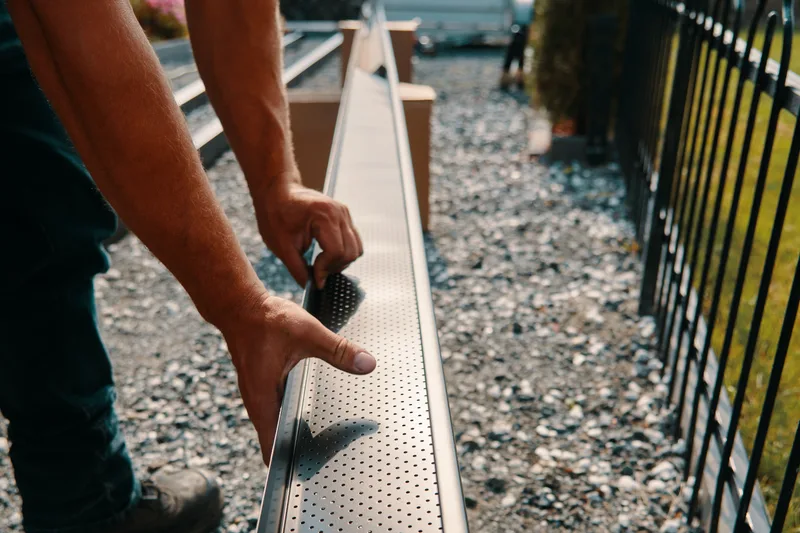 Installation de gouttières